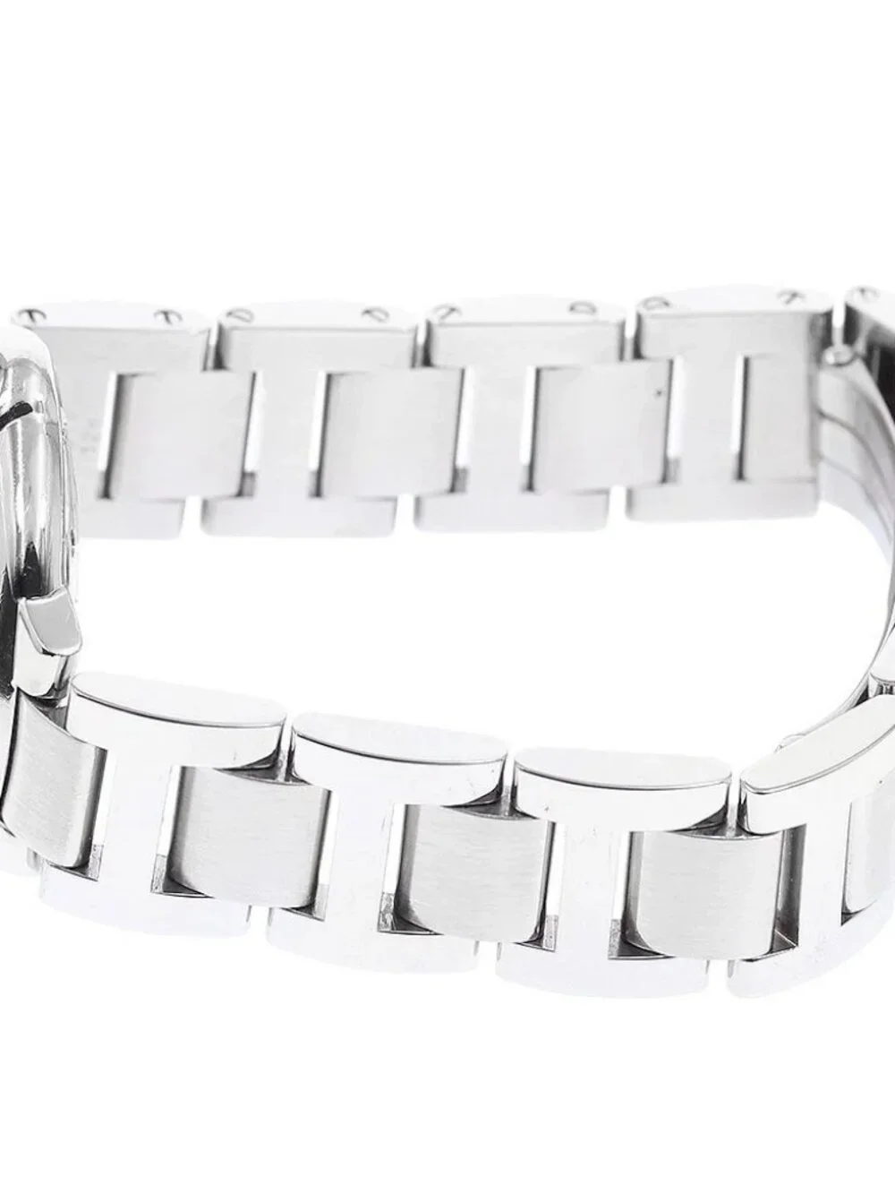 CARTIER Baron blue SM W69010Z4 Silver Dial Quartz Ladies Watch_971078